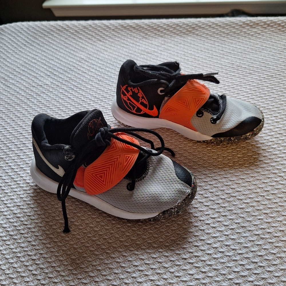 Nike Kids' Sneakers in Orange, Black, and Gray
